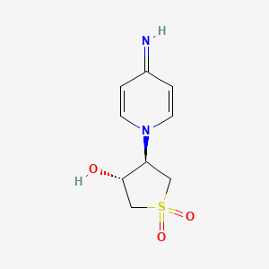 (3R,4R)-3-Hydroxy-4-(4-iminopyridin-1(4H)-yl)tetrahydrothiophene 1,1-dioxide