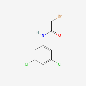 molecular formula C8H6BrCl2NO B1335836 2-溴-N-(3,5-二氯苯基)乙酰胺 CAS No. 57339-11-4