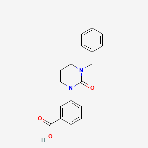 3-(3-(4-methylbenzyl)-2-oxotetrahydro-1(2H)-pyrimidinyl)benzoic acid