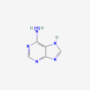 molecular formula C5H5N5 B13358452 7H-Purin-6-amine-15N 