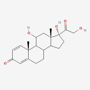 (10R,11S,13S,17R)-11,17-dihydroxy-17-(2-hydroxyacetyl)-10,13-dimethyl-7,8,9,11,12,14,15,16-octahydro-6H-cyclopenta[a]phenanthren-3-one