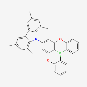 9-(5,9-Dioxa-13b-boranaphtho[3,2,1-de]anthracen-7-yl)-1,3,6,8-tetramethyl-9H-carbazole