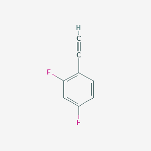 molecular formula C8H4F2 B1335852 1-乙炔基-2,4-二氟苯 CAS No. 302912-34-1