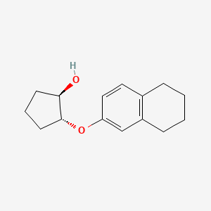 Rel-(1R,2R)-2-((5,6,7,8-tetrahydronaphthalen-2-yl)oxy)cyclopentan-1-ol