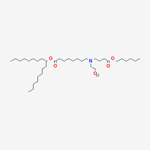 Heptadecan-9-yl 8-((4-(hexyloxy)-4-oxobutyl)(2-hydroxyethyl)amino)octanoate