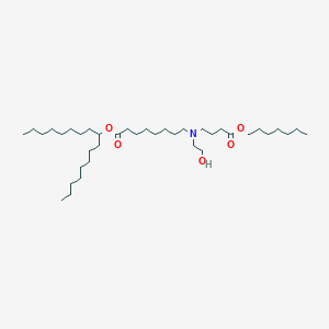 Heptadecan-9-yl 8-((4-(heptyloxy)-4-oxobutyl)(2-hydroxyethyl)amino)octanoate