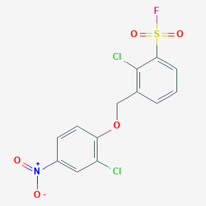 Benzenesulfonylfluoride, 2-chloro-3-[(2-chloro-4-nitrophenoxy)methyl]-