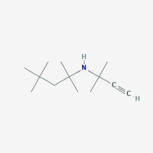 molecular formula C13H25N B1335870 1,1-二甲基-N-叔辛基炔丙胺 CAS No. 263254-99-5