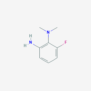 molecular formula C8H11FN2 B13358720 6-Fluoro-N1,N1-dimethylbenzene-1,2-diamine 