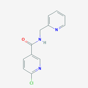 6-Chloro-N-(pyridin-2-ylmethyl)nicotinamide