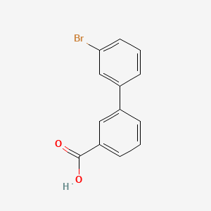 molecular formula C13H9BrO2 B1335876 3'-Bromobiphenyl-3-carboxylic acid CAS No. 854237-06-2