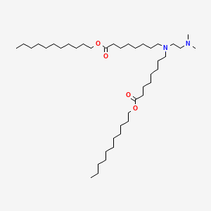 molecular formula C42H84N2O4 B13358832 Diundecyl 8,8'-((2-(dimethylamino)ethyl)azanediyl)dioctanoate 