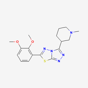 6-(2,3-Dimethoxyphenyl)-3-(1-methyl-3-piperidinyl)[1,2,4]triazolo[3,4-b][1,3,4]thiadiazole