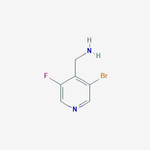 (3-Bromo-5-fluoropyridin-4-yl)methanamine