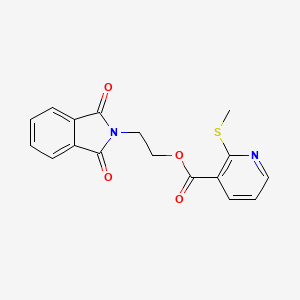 2-(1,3-Dioxoisoindolin-2-yl)ethyl 2-(methylthio)nicotinate