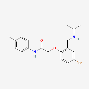 2-{4-bromo-2-[(isopropylamino)methyl]phenoxy}-N-(4-methylphenyl)acetamide