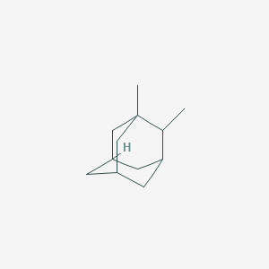 molecular formula C12H20 B13358959 1,2-Dimethyladamantane 