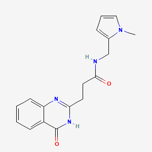 3-(4-hydroxyquinazolin-2-yl)-N-[(1-methyl-1H-pyrrol-2-yl)methyl]propanamide