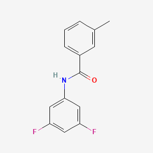 molecular formula C14H11F2NO B13359018 N-(3,5-difluorophenyl)-3-methylbenzamide 