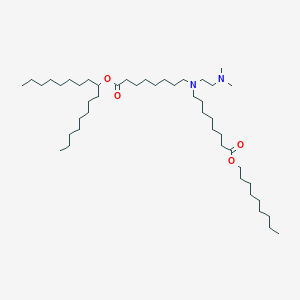 Heptadecan-9-yl 8-((2-(dimethylamino)ethyl)(8-(nonyloxy)-8-oxooctyl)amino)octanoate