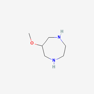 molecular formula C6H14N2O B13359142 6-Methoxy-1,4-diazepane 