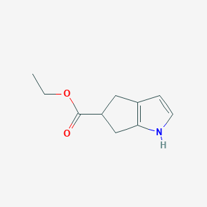 Ethyl 1,4,5,6-tetrahydrocyclopenta[b]pyrrole-5-carboxylate