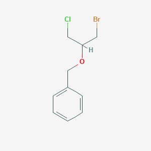 B1335925 (((1-Bromo-3-chloropropan-2-yl)oxy)methyl)benzene CAS No. 54307-67-4