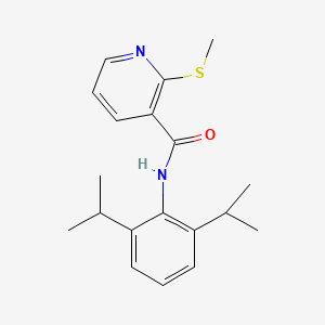 N-(2,6-Diisopropylphenyl)-2-(methylthio)nicotinamide