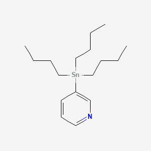 molecular formula C17H31NSn B1335939 3-(三丁基锡基)吡啶 CAS No. 59020-10-9