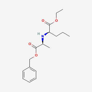 N-[(R)-1-Carbethoxybutyl]-(S)-alanine Benzyl Ester