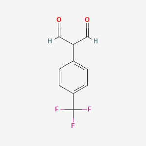 molecular formula C10H7F3O2 B1335940 2-[4-(三氟甲基)苯基]丙二醛 CAS No. 493036-50-3
