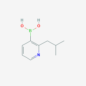 molecular formula C9H14BNO2 B13359400 (2-Isobutylpyridin-3-yl)boronic acid 