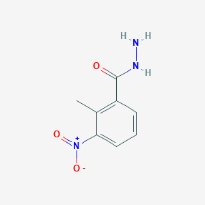 molecular formula C8H9N3O3 B1335955 2-Methyl-3-nitrobenzohydrazide CAS No. 869942-83-6
