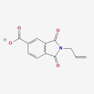 molecular formula C12H9NO4 B1335957 2-Allyl-1,3-dioxoisoindoline-5-carboxylic acid CAS No. 41441-42-3