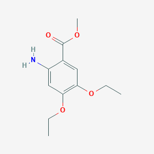 molecular formula C12H17NO4 B1335962 Methyl 2-amino-4,5-diethoxybenzoate CAS No. 20197-71-1
