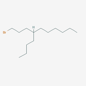 molecular formula C14H29Br B13359683 5-(3-Bromopropyl)undecane 