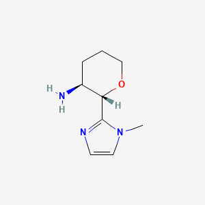 (2S,3S)-2-(1-Methyl-1H-imidazol-2-yl)tetrahydro-2H-pyran-3-amine