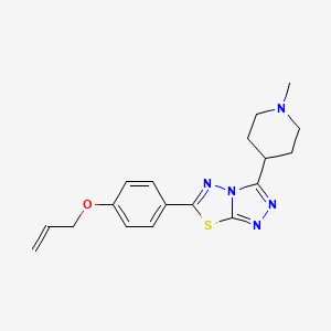 6-[4-(Allyloxy)phenyl]-3-(1-methyl-4-piperidinyl)[1,2,4]triazolo[3,4-b][1,3,4]thiadiazole