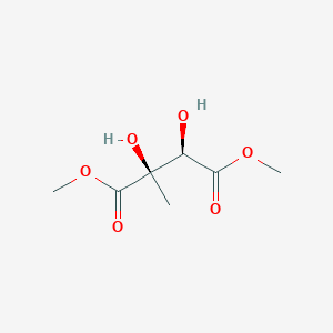 molecular formula C7H12O6 B13359760 dimethyl (2R,3R)-2,3-dihydroxy-2-methylbutanedioate 