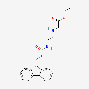 Ethyl 2-((2-((((9H-fluoren-9-yl)methoxy)carbonyl)amino)ethyl)amino)acetate