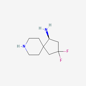 (S)-3,3-Difluoro-8-azaspiro[4.5]decan-1-amine