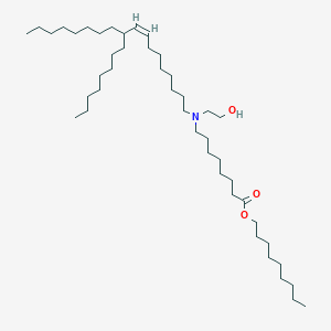 molecular formula C45H89NO3 B13359808 (Z)-Nonyl 8-((2-hydroxyethyl)(10-octyloctadec-8-en-1-yl)amino)octanoate 