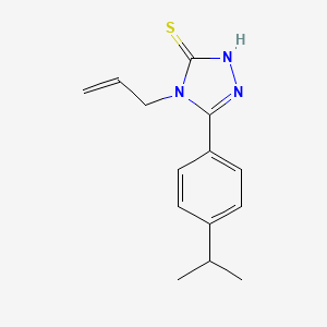 B1335987 4-allyl-5-(4-isopropylphenyl)-4H-1,2,4-triazole-3-thiol CAS No. 669729-26-4