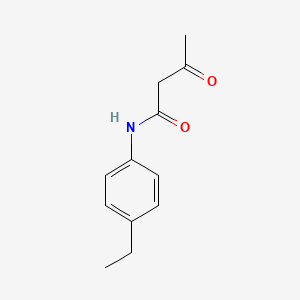 molecular formula C12H15NO2 B1335989 N-(4-乙基苯基)-3-氧代丁酰胺 CAS No. 32357-75-8