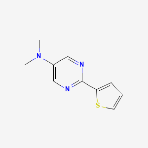 N,N-Dimethyl-2-(thiophen-2-yl)pyrimidin-5-amine