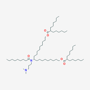 10-(N-(3-(Dimethylamino)propyl)nonanamido)nonadecane-1,19-diyl bis(2-hexyloctanoate)