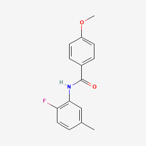 N-(2-fluoro-5-methylphenyl)-4-methoxybenzamide