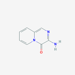 molecular formula C8H7N3O B13360064 3-Amino-4H-pyrido[1,2-a]pyrazin-4-one 