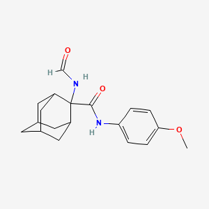 2-(formylamino)-N-(4-methoxyphenyl)-2-adamantanecarboxamide