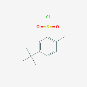 molecular formula C11H15ClO2S B1336018 5-叔丁基-2-甲基-苯磺酰氯 CAS No. 63452-62-0